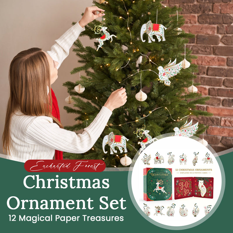 ✨ Christmas Ornament Set – 12 Magical Paper Treasures ✨