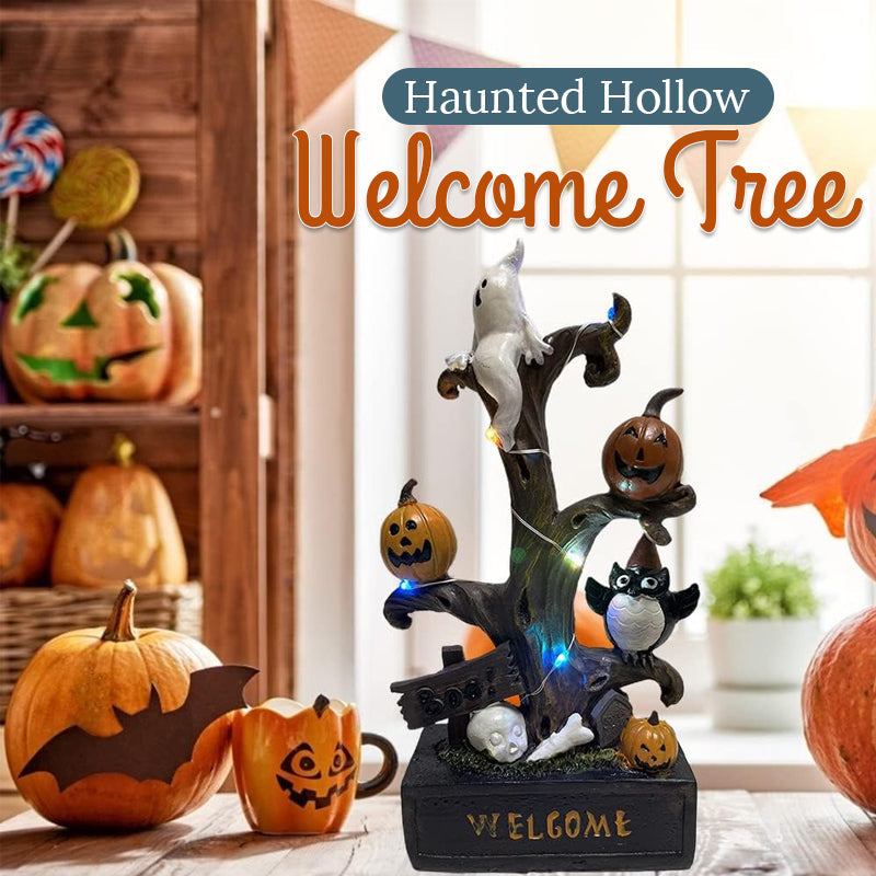๐๐ป Haunted Hollow Welcome Tree โ The Friendly Fright that Greets You Right!