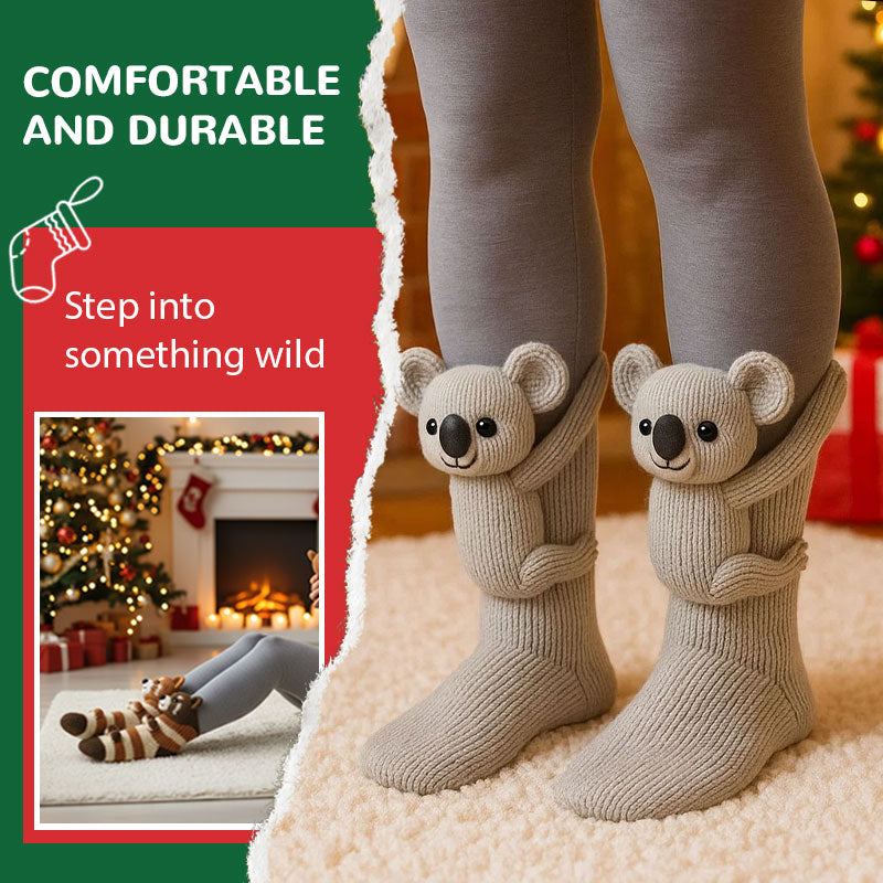 🎅Christmas Sale 49% Off 🎄3D Knit Animal Socks