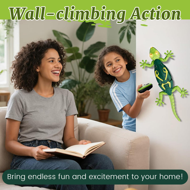 Infrared Wall-Climbing Gecko RC Toy with Lights 🦎✨