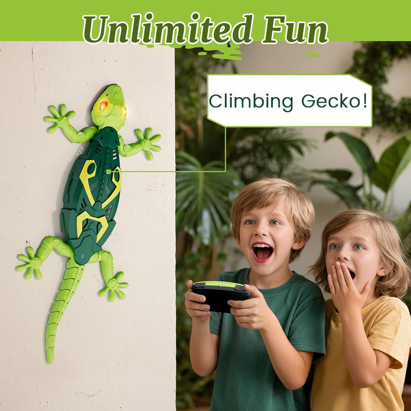 Infrared Wall-Climbing Gecko RC Toy with Lights 🦎✨