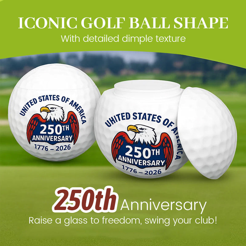 ๐ฆ
United States 250th Anniversary Eagle Golf Ball Shot Glass