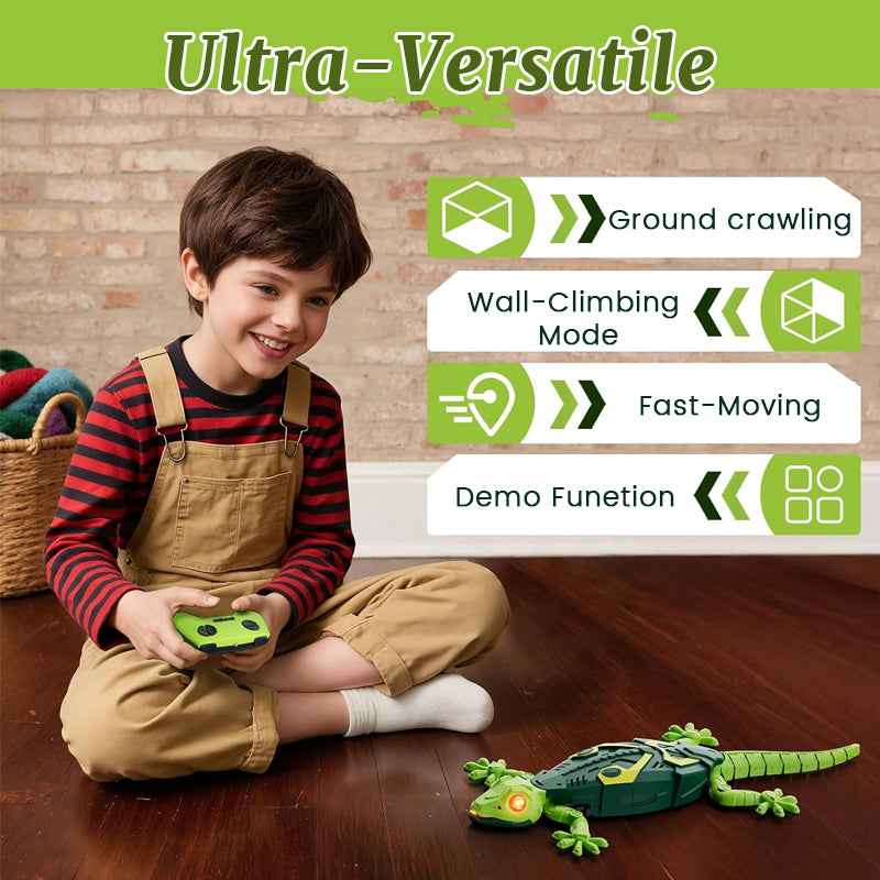 Infrared Wall-Climbing Gecko RC Toy with Lights 🦎✨
