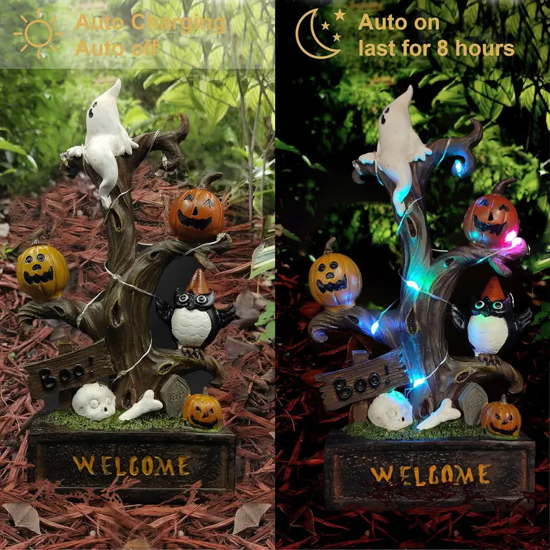 ๐๐ป Haunted Hollow Welcome Tree โ The Friendly Fright that Greets You Right!
