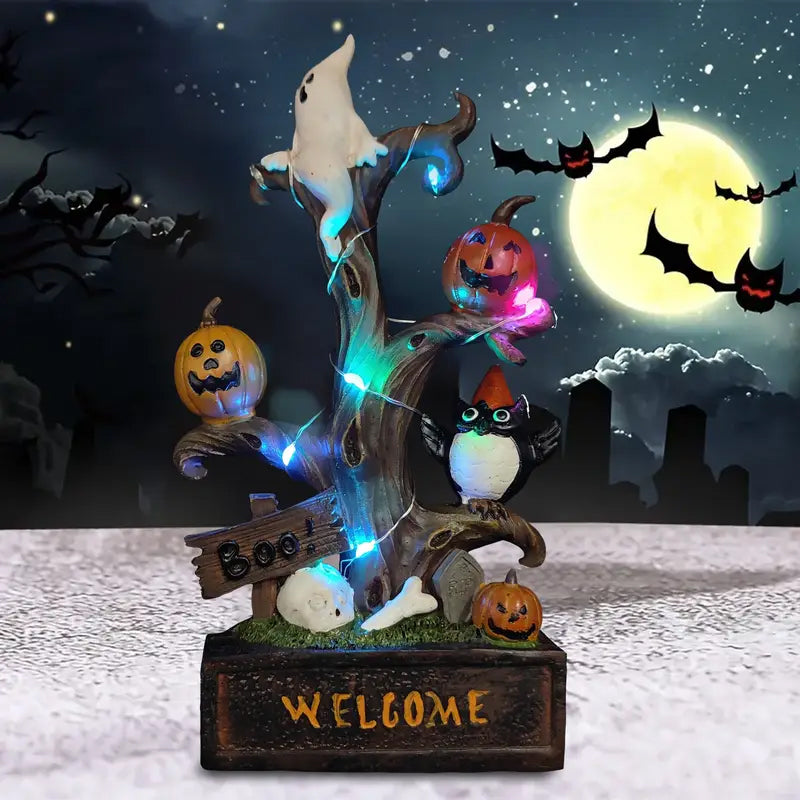 ๐๐ป Haunted Hollow Welcome Tree โ The Friendly Fright that Greets You Right!