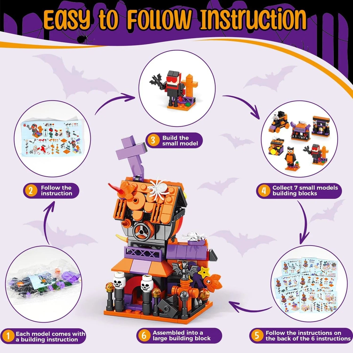 👻Halloween Building Block Blind Box