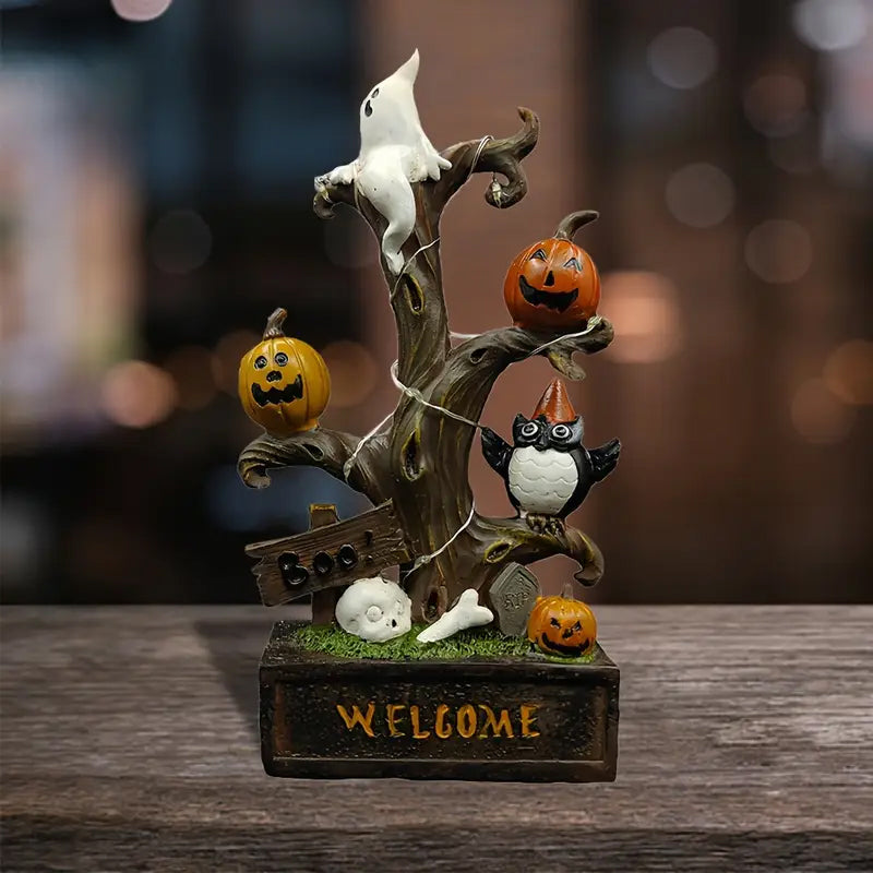 ๐๐ป Haunted Hollow Welcome Tree โ The Friendly Fright that Greets You Right!