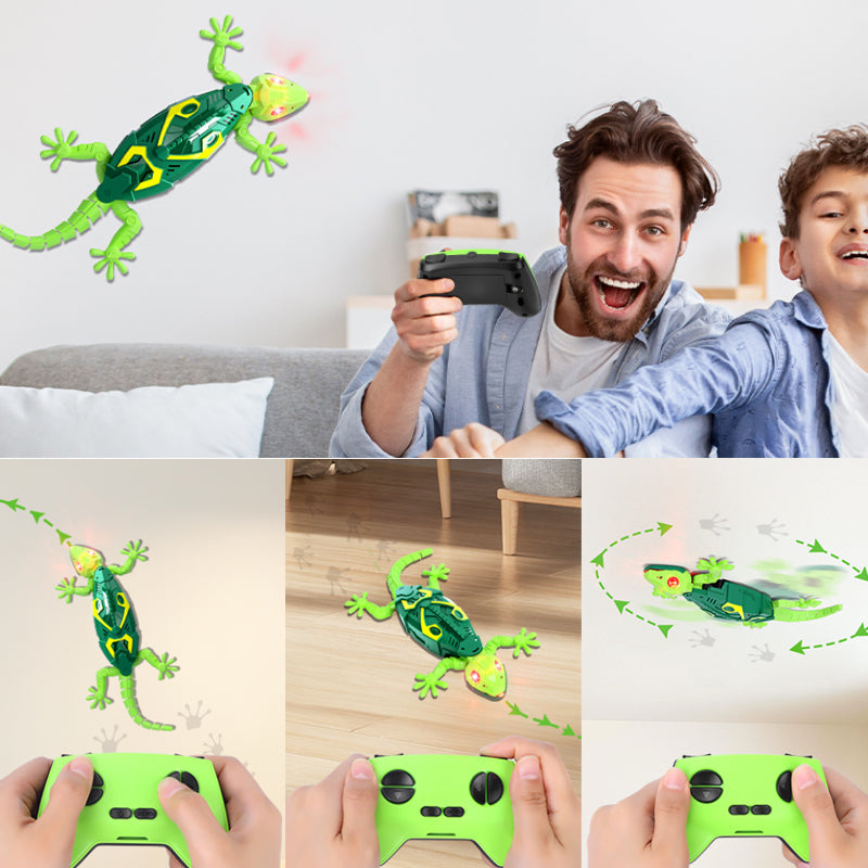 Infrared Wall-Climbing Gecko RC Toy with Lights 🦎✨