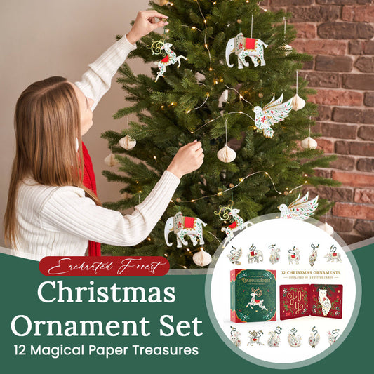✨ Christmas Ornament Set – 12 Magical Paper Treasures ✨