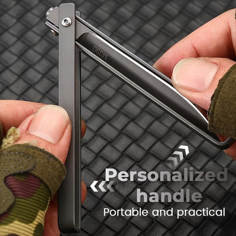 🔪✨ Mechanical Folding Knife