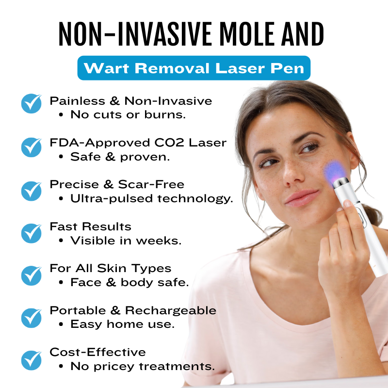 SpotlessDerm Mole and Wart Laser Pen