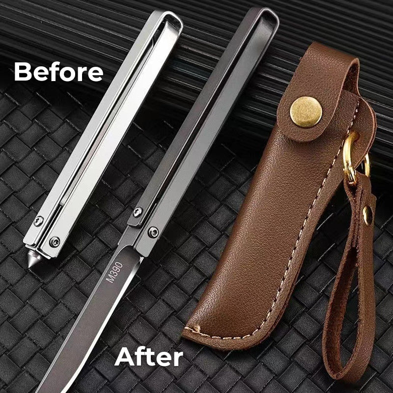 🔪✨ Mechanical Folding Knife