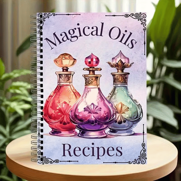 🔥LAST DAY 50% OFF-🔮 50-Page Magic Oil Journal – Witchcraft Guide & Ritual Book