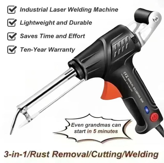 Internally heated industrial laser welding tools